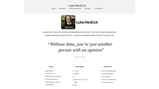 Thumbnail of lukehedrick.com