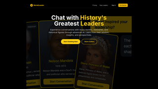 Screenshot of worldleader.app
