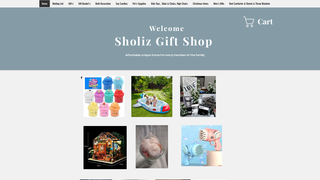 Screenshot of sholizshop.com