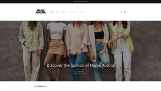 Thumbnail of maple-aurora.com
