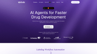 Screenshot of entvinai.com