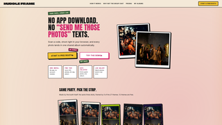 Screenshot of huddleframe.com