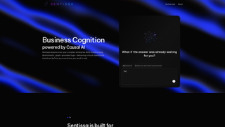 Screenshot of sentissa.ai