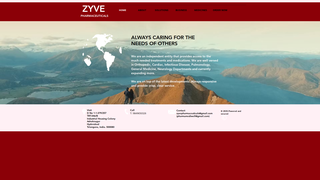 Thumbnail of zyvepharmaceuticals.com