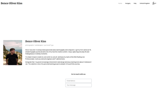 Screenshot of kissbenceoliver.com