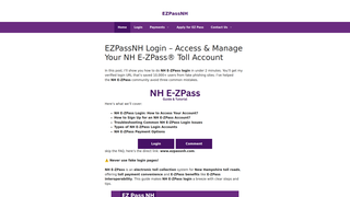 Thumbnail of ez-passnh.com