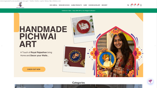 Thumbnail of krishvara.com