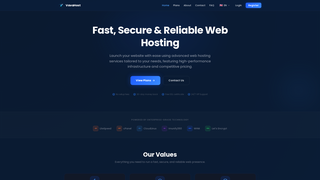 Screenshot of vavahost.com