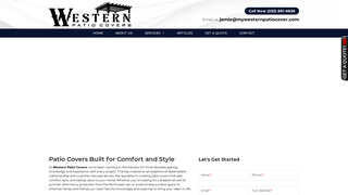Thumbnail of mywesternpatiocover.com