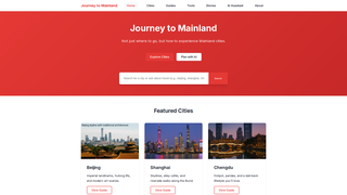 Thumbnail of journeytomainland.com