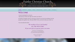Thumbnail of fairfaxchristianchurch.com