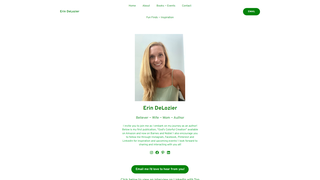 Thumbnail of erindelozierauthor.com
