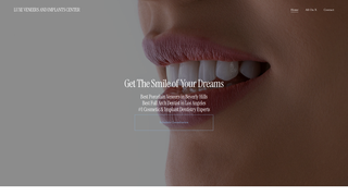 Screenshot of luxeveneersandimplants.com