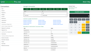 Thumbnail of unitconverterspro.net