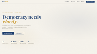 Screenshot of voteclarity.org