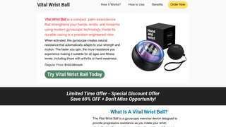 Thumbnail of vitalwristballs.com