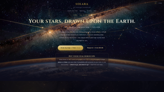 Screenshot of solaramap.com