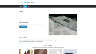 Thumbnail of tazanews365.com