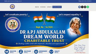 Screenshot of apjkalamdwtrust.com