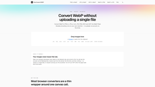 Screenshot of freeconvertwebp.com