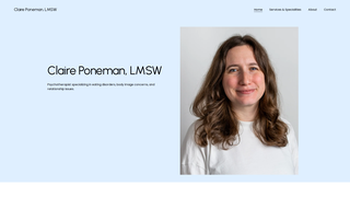 Thumbnail of claireponeman.com