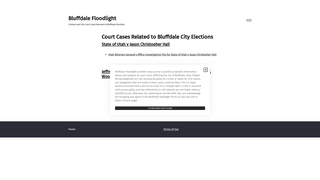 Thumbnail of bluffdalefloodlight.com