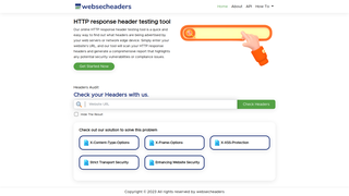 Thumbnail of websecheaders.com