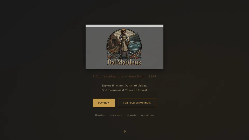 Screenshot of balmaidens.com
