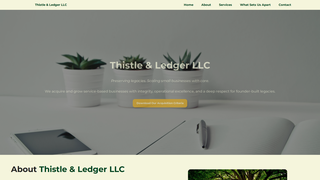 Thumbnail of thistleandledger.com