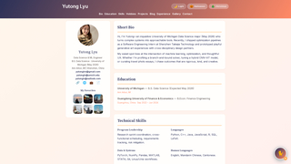 Screenshot of yutonglv.com