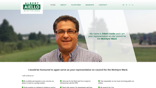 Screenshot of albertaiello.com