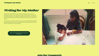 Thumbnail of writingformymother.com