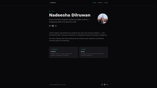 Screenshot of dilruwan.dev