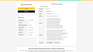 Thumbnail of novafmspro-scam.com