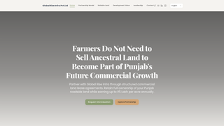 Screenshot of globalriseinfra.com