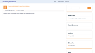 Thumbnail of vacaystayrentals.com