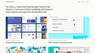 Screenshot of cindyzhuang.com