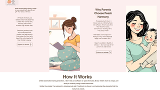 Thumbnail of peachharmonybabynames.com