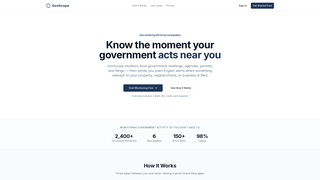 Screenshot of govscope.app