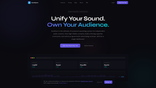 Screenshot of aurasynclive.com