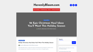 Thumbnail of havenlybloom.com