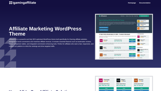 Thumbnail of igamingaffiliatetheme.com