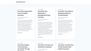 Thumbnail of securitizec.com