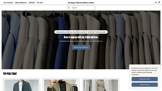 Thumbnail of heritagetailoreduniformstyles.com
