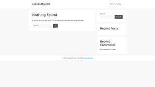 Thumbnail of codepadho.com