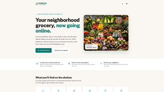 Screenshot of gorkhafood.com