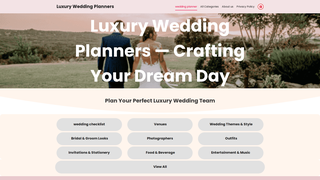 Thumbnail of luxuriousweddingplanner.com