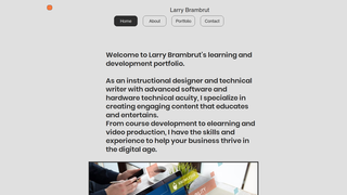 Thumbnail of larrybrambrutportfolio.com