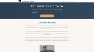 Thumbnail of thestarlightpiano.com