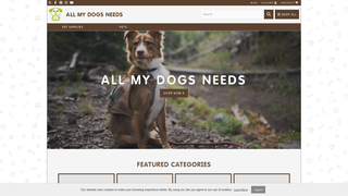 Thumbnail of allmydogsneeds.com